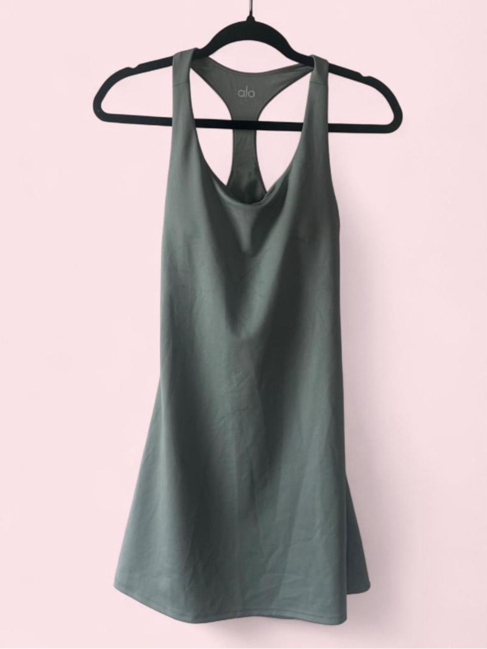 ALO Yoga Racerback Tennis Dress in gray